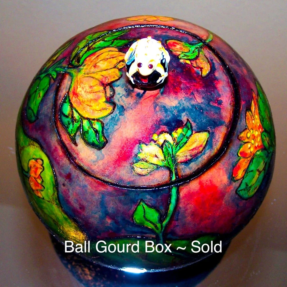 CREATIVE IDEAS for Arts and Crafts Projects using Gourds by Kristina Simkins - Picture 3 of 16